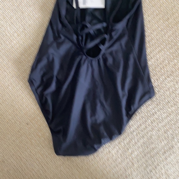 New w/Tags.Black Tank Style Anthropologie Swimsuit - Picture 7 of 8
